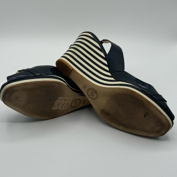 Michael Kors navy blue sling back sandals size 6 - Picture 4 of 4